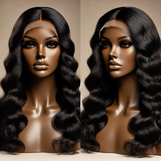 Lace Lock Ultra Body Wave Wig 13x6 Lace Frontal Bleached Knots