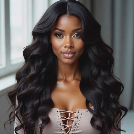 Lace Lock Ultra Body Wave Wig 5x5 lace closure Glueless Bleached Knots