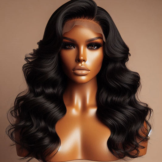 Lace Lock Ultra Body wave Wig  4x4 lace Closure Glueless Bleached Knots